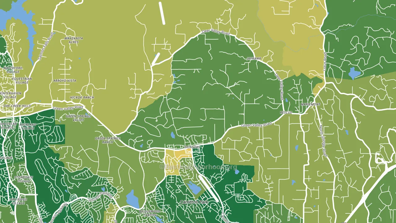 95672, CA block-group voter-turnout map