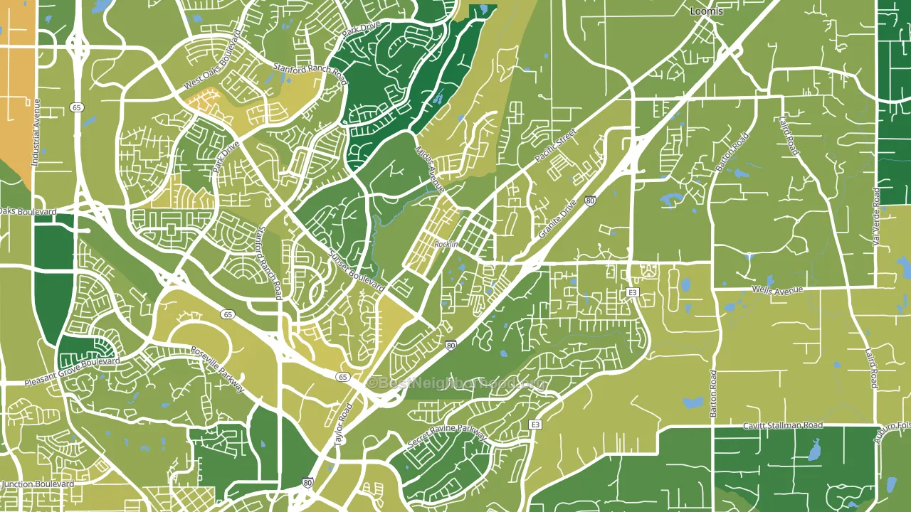 95677, CA block-group voter-turnout map