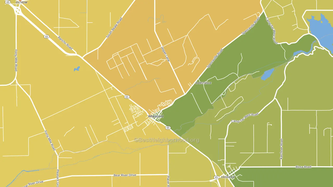 95692, CA block-group voter-turnout map