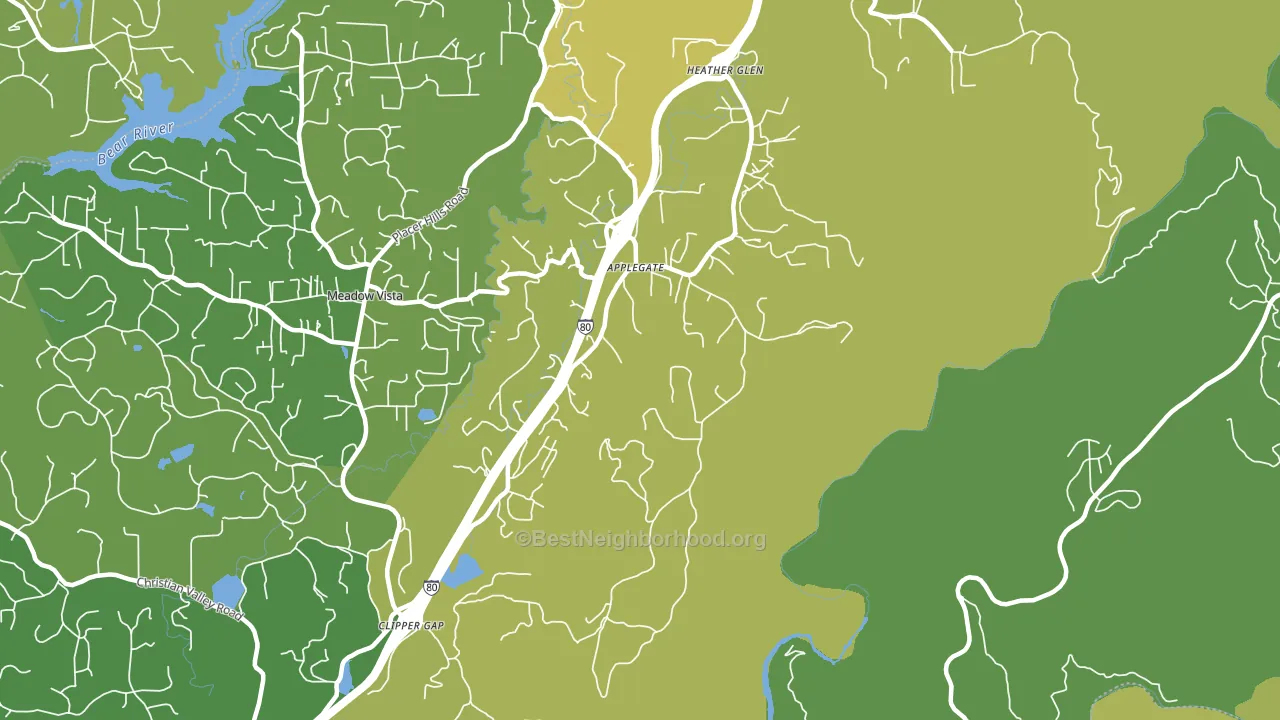 95703, CA block-group voter-turnout map