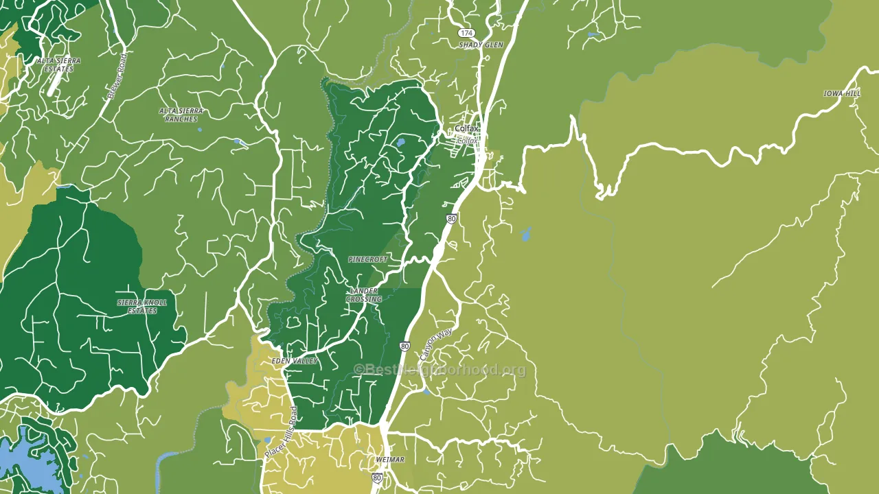 95713, CA block-group voter-turnout map