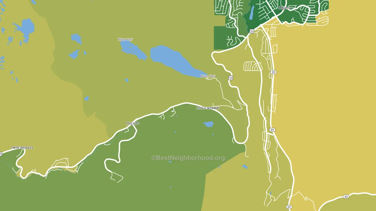 95721, CA block-group voter-turnout map