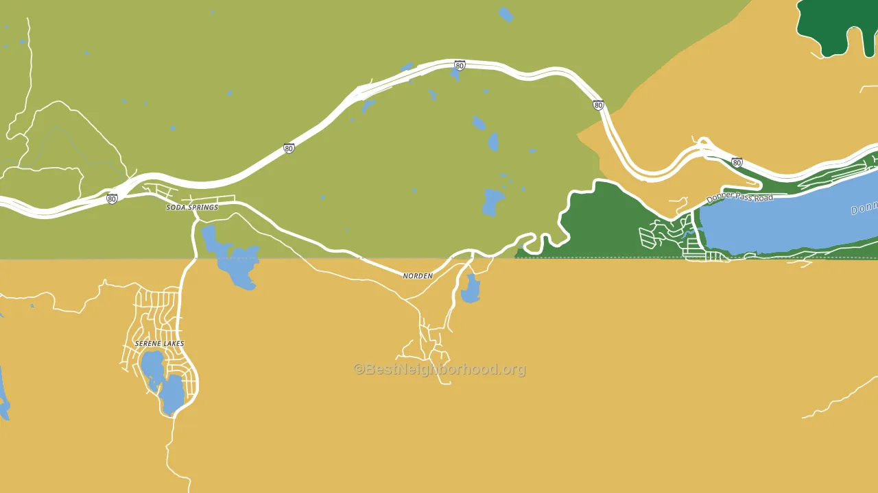 95724, CA block-group voter-turnout map