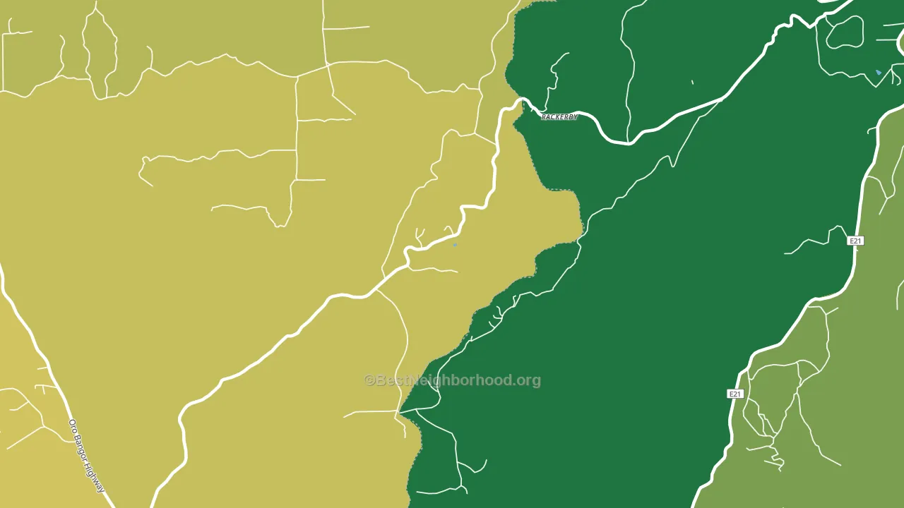 95914, CA block-group voter-turnout map