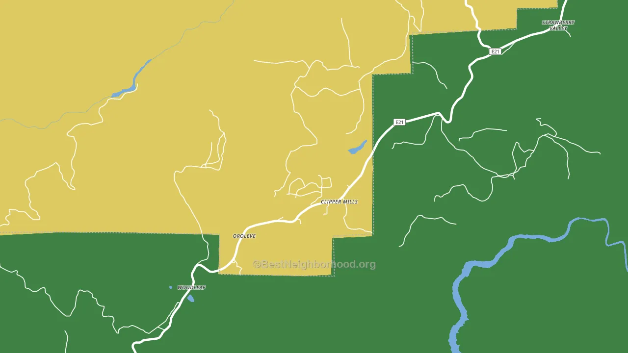 95930, CA block-group voter-turnout map