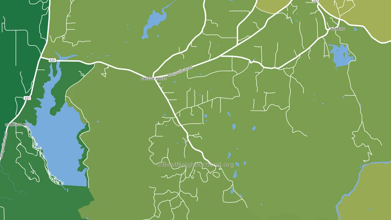 95962, CA block-group voter-turnout map