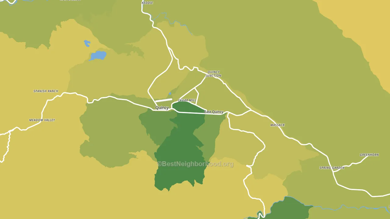 95971, CA block-group voter-turnout map