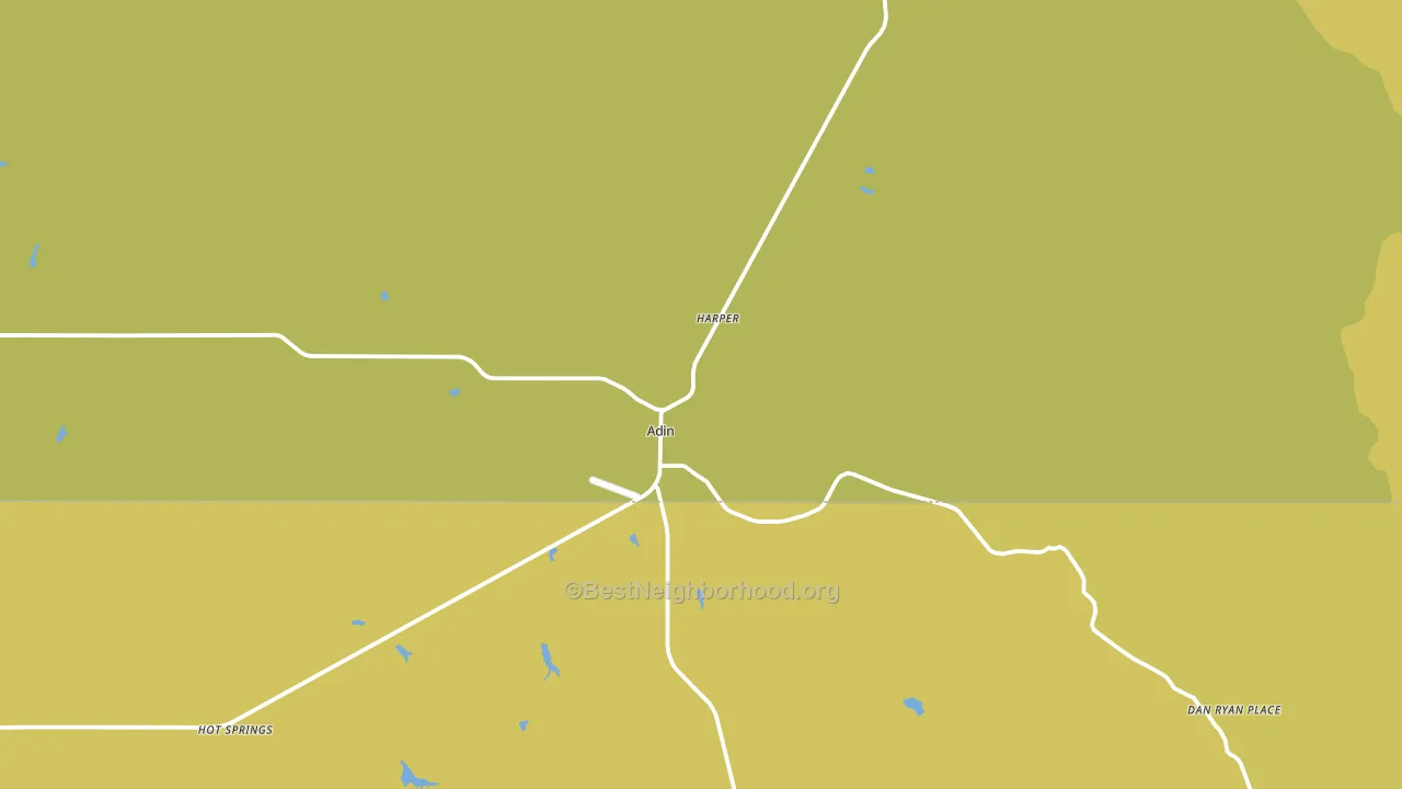 96006, CA block-group voter-turnout map