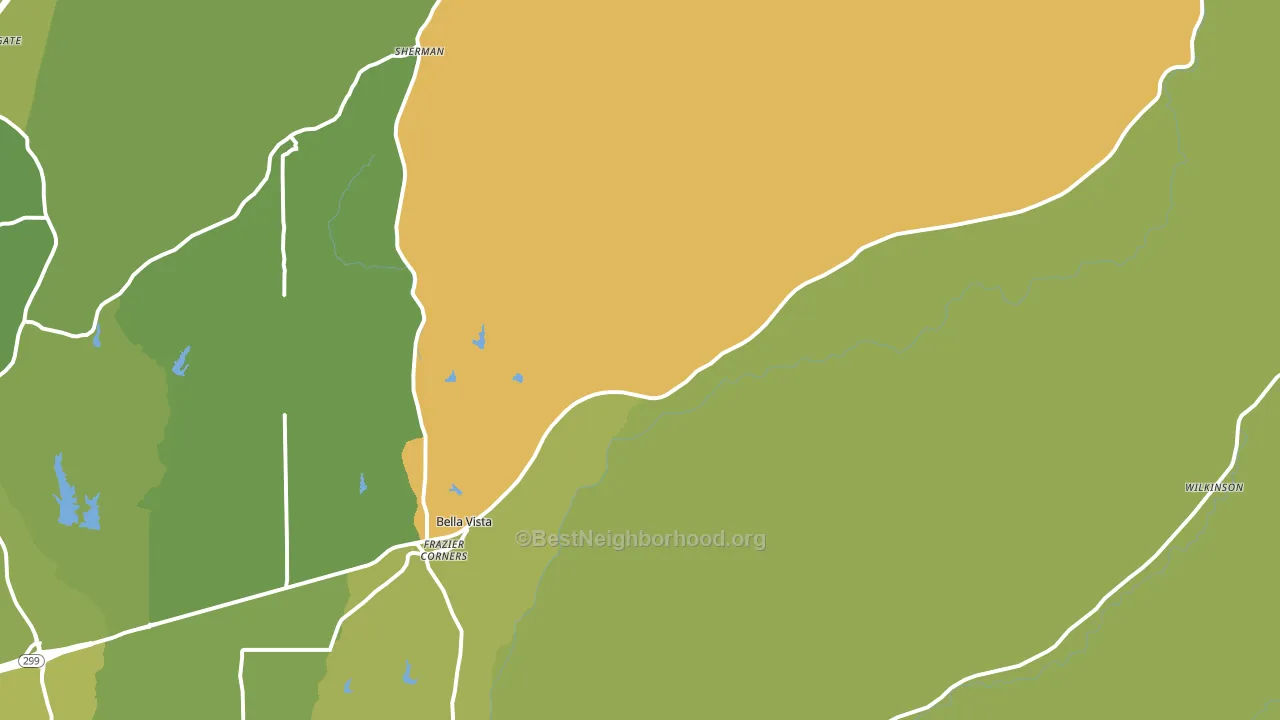 96008, CA block-group voter-turnout map