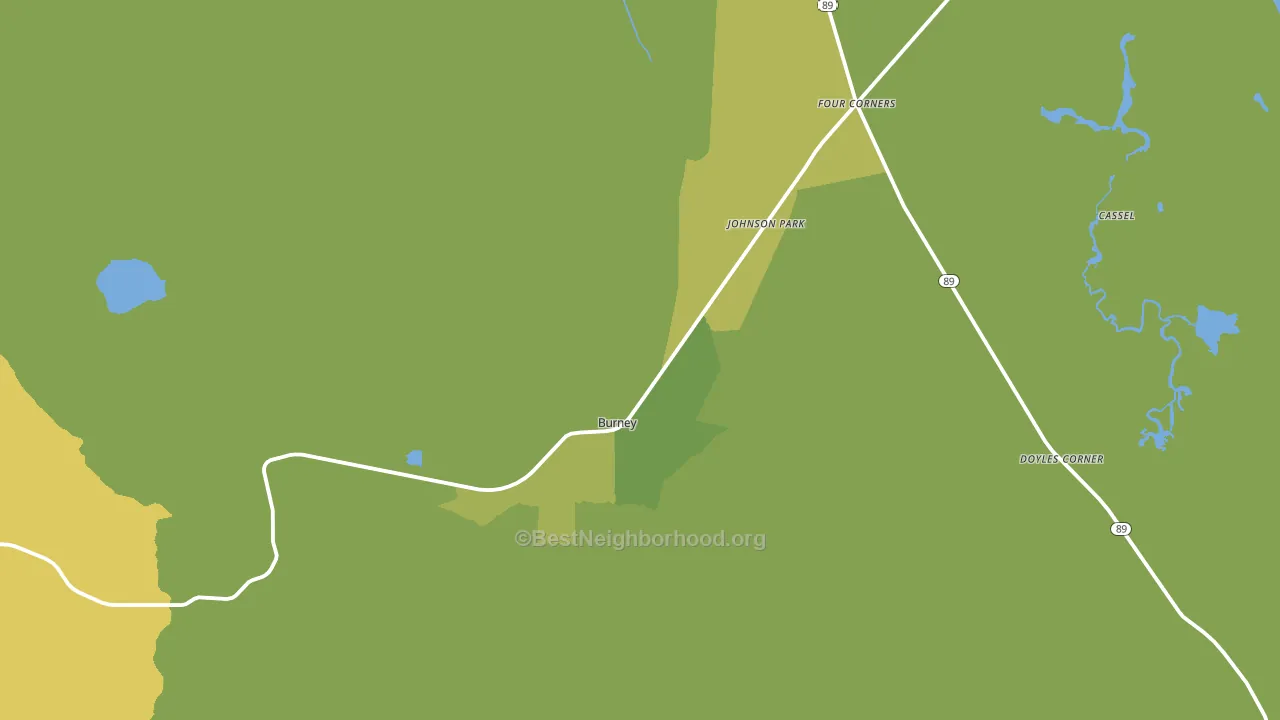 96013, CA block-group voter-turnout map