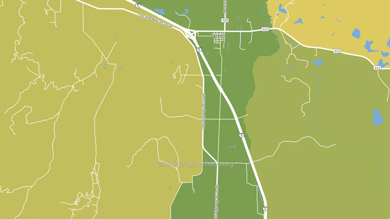 96038, CA block-group voter-turnout map