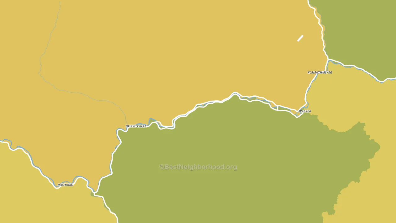 96050, CA block-group voter-turnout map