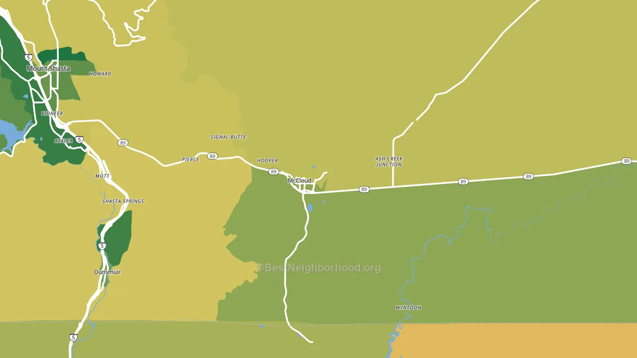 96057, CA block-group voter-turnout map