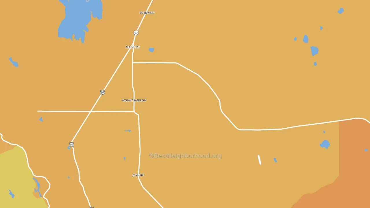 96058, CA block-group voter-turnout map