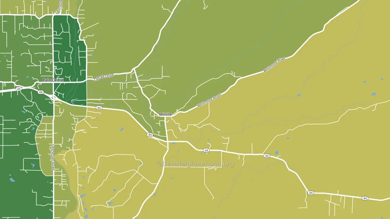 96062, CA block-group voter-turnout map