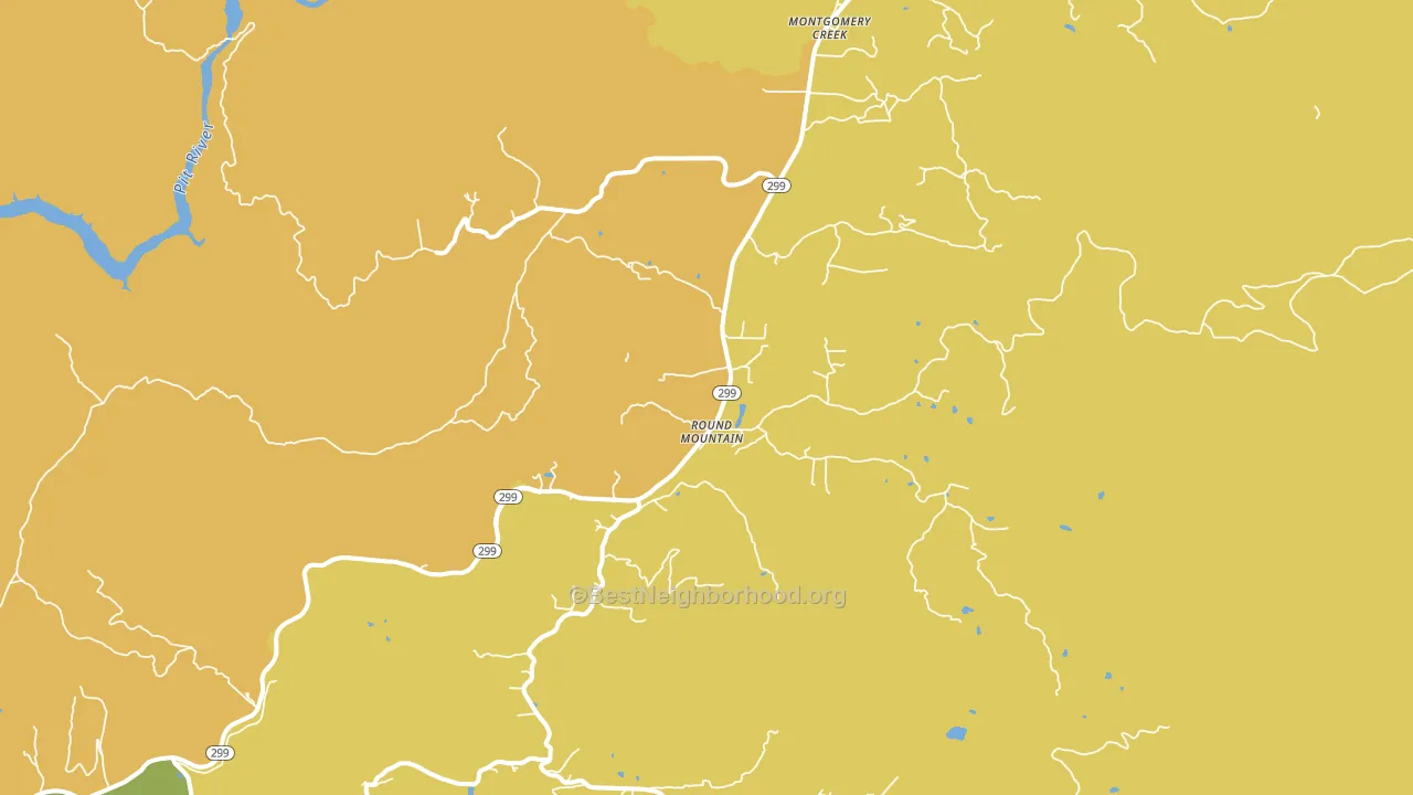 96084, CA block-group voter-turnout map
