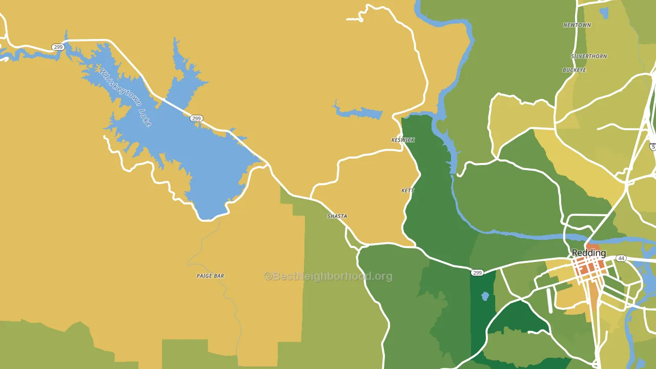 96087, CA block-group voter-turnout map