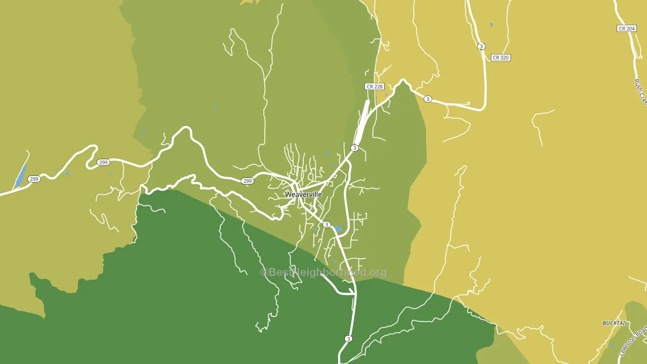 96093, CA block-group voter-turnout map
