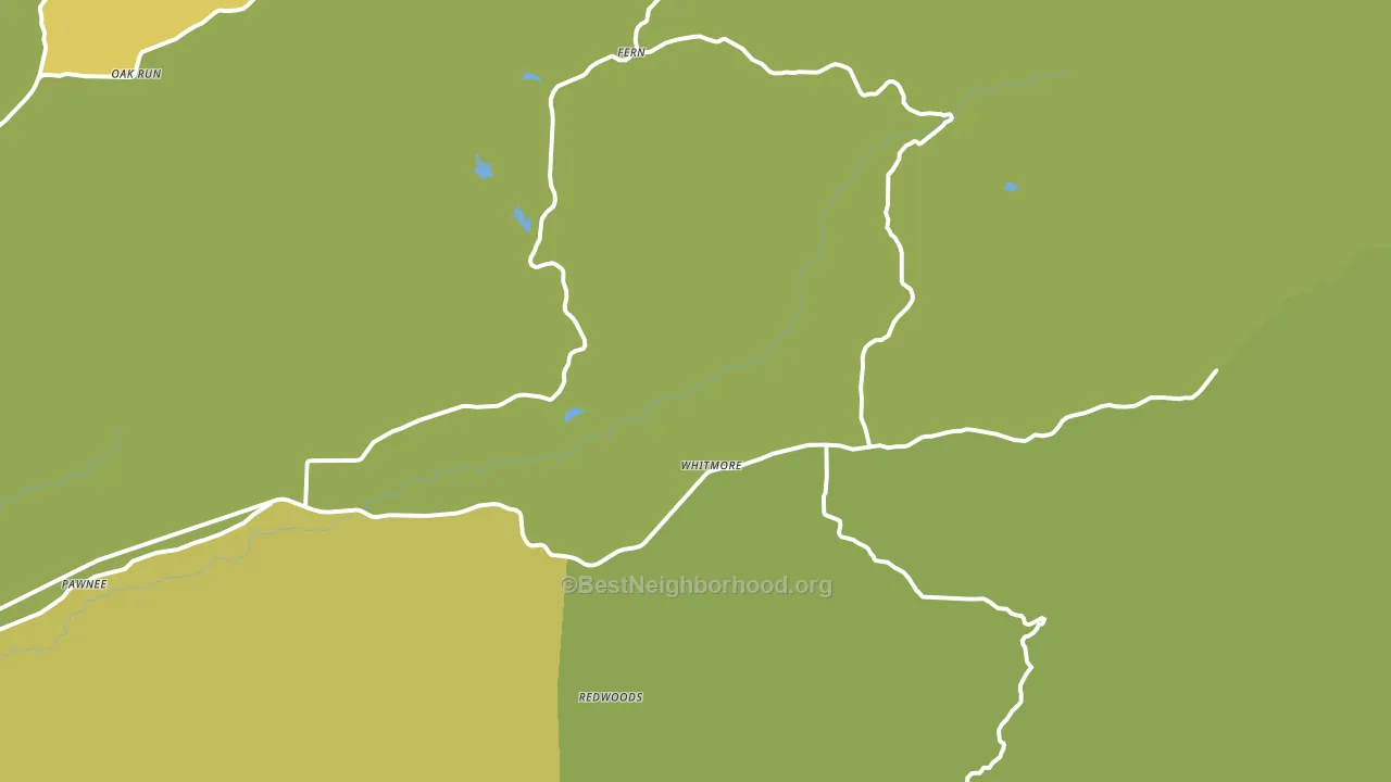 96096, CA block-group voter-turnout map