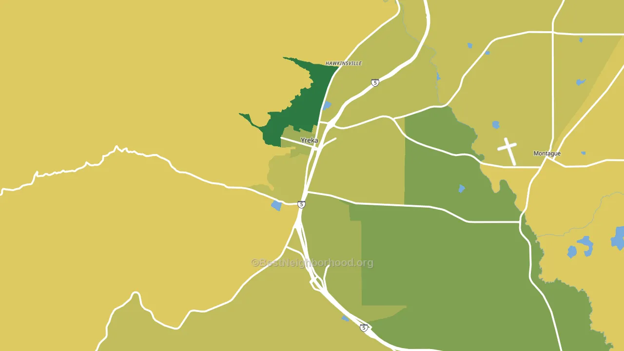 96097, CA block-group voter-turnout map