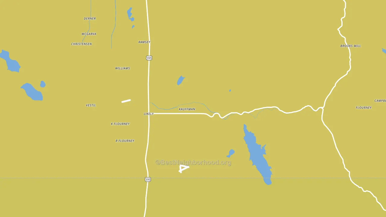 96116, CA block-group voter-turnout map