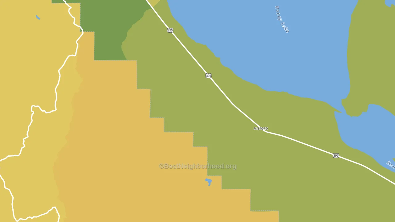 96121, CA block-group voter-turnout map
