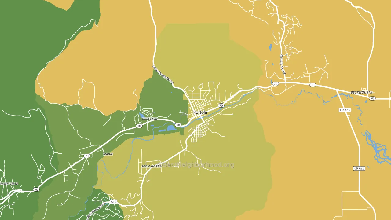 96122, CA block-group voter-turnout map