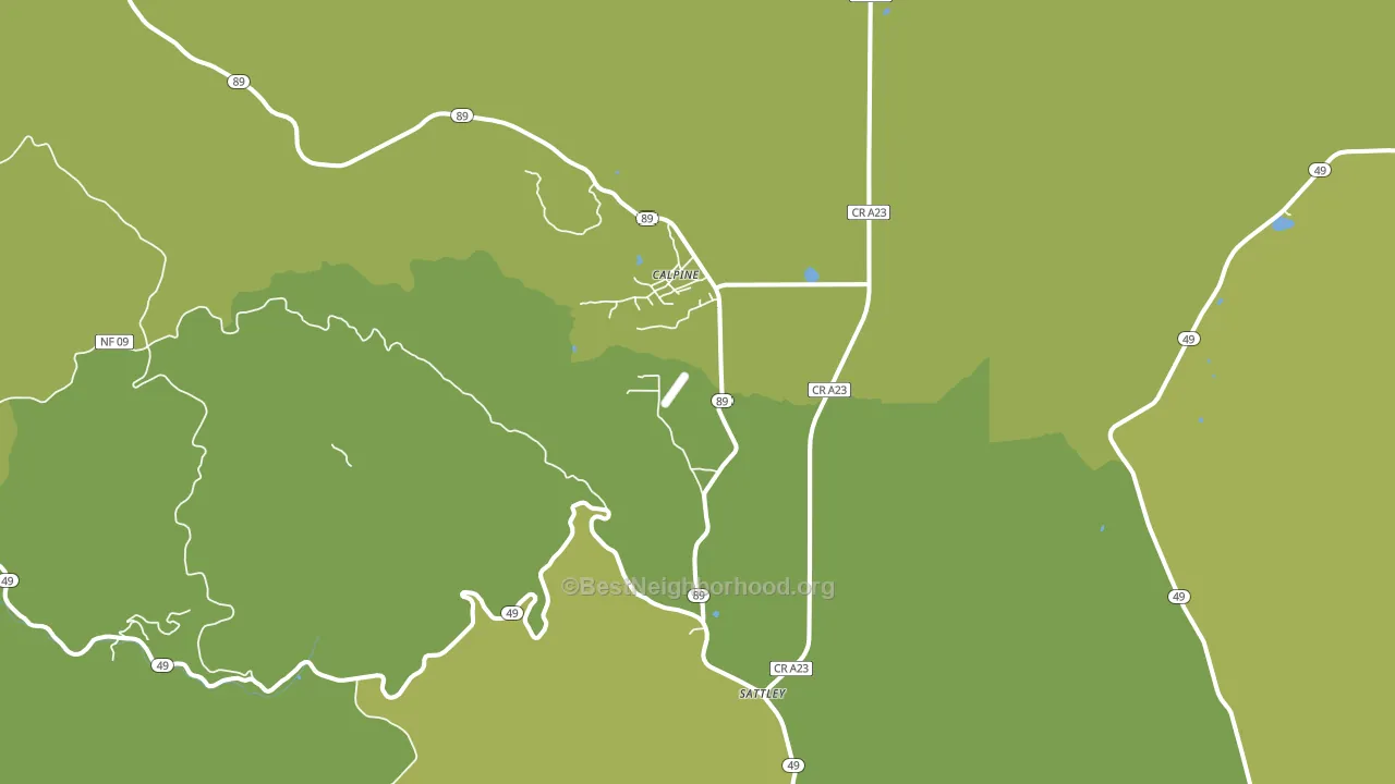 96124, CA block-group voter-turnout map