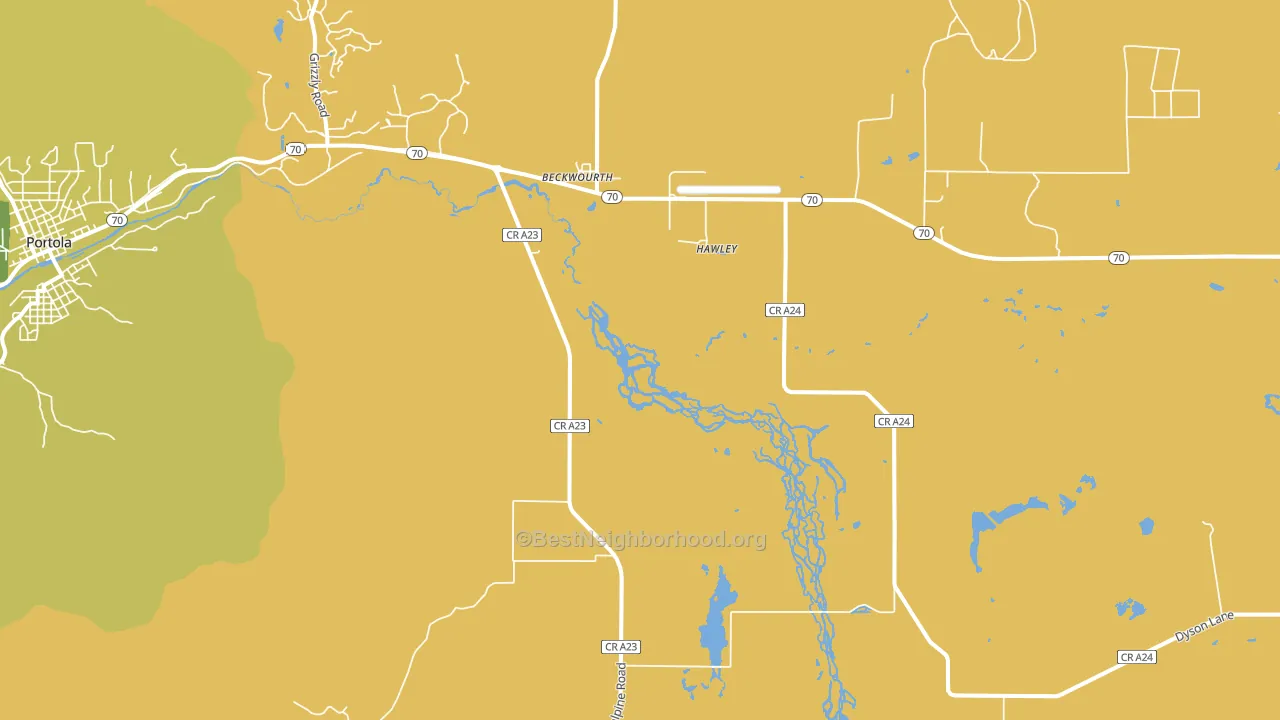 96129, CA block-group voter-turnout map