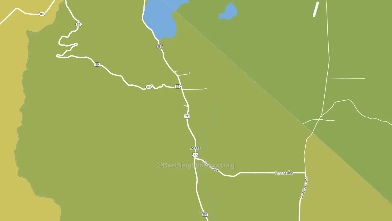 96133, CA block-group voter-turnout map