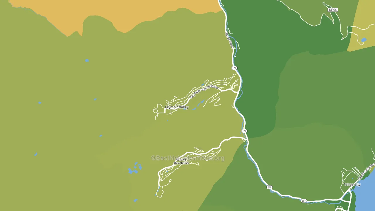 96146, CA block-group voter-turnout map