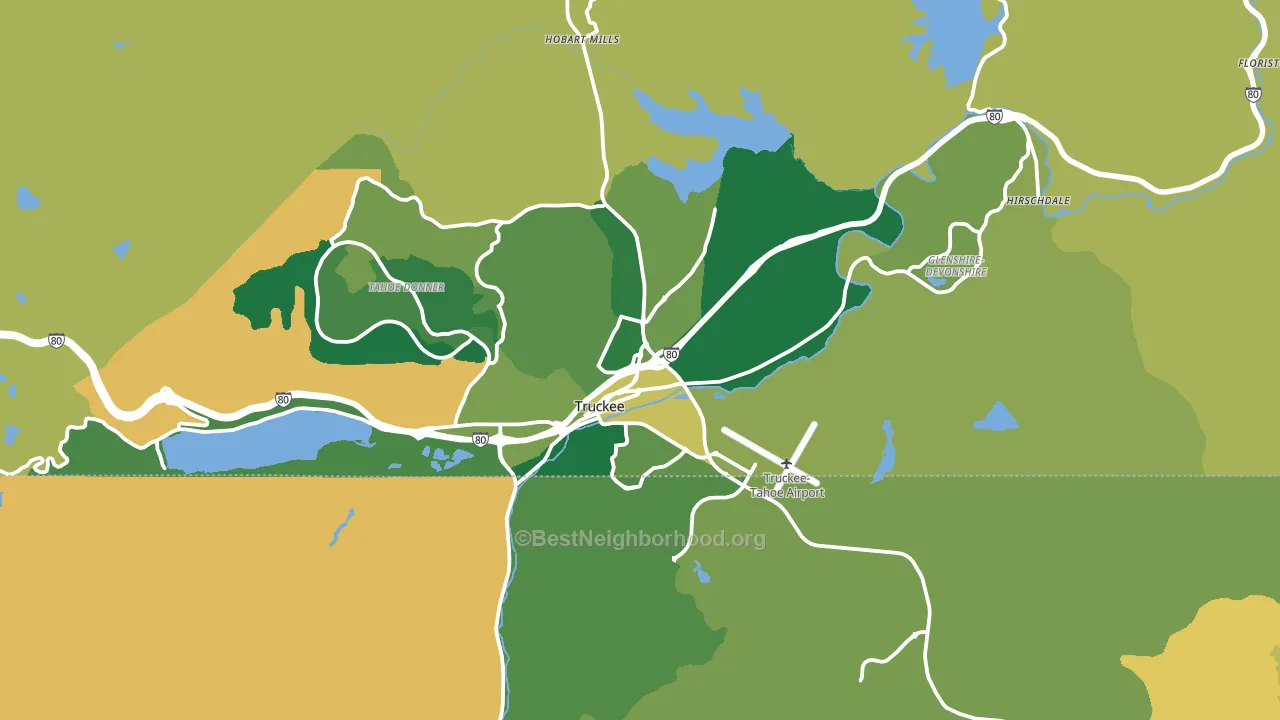 96161, CA block-group voter-turnout map