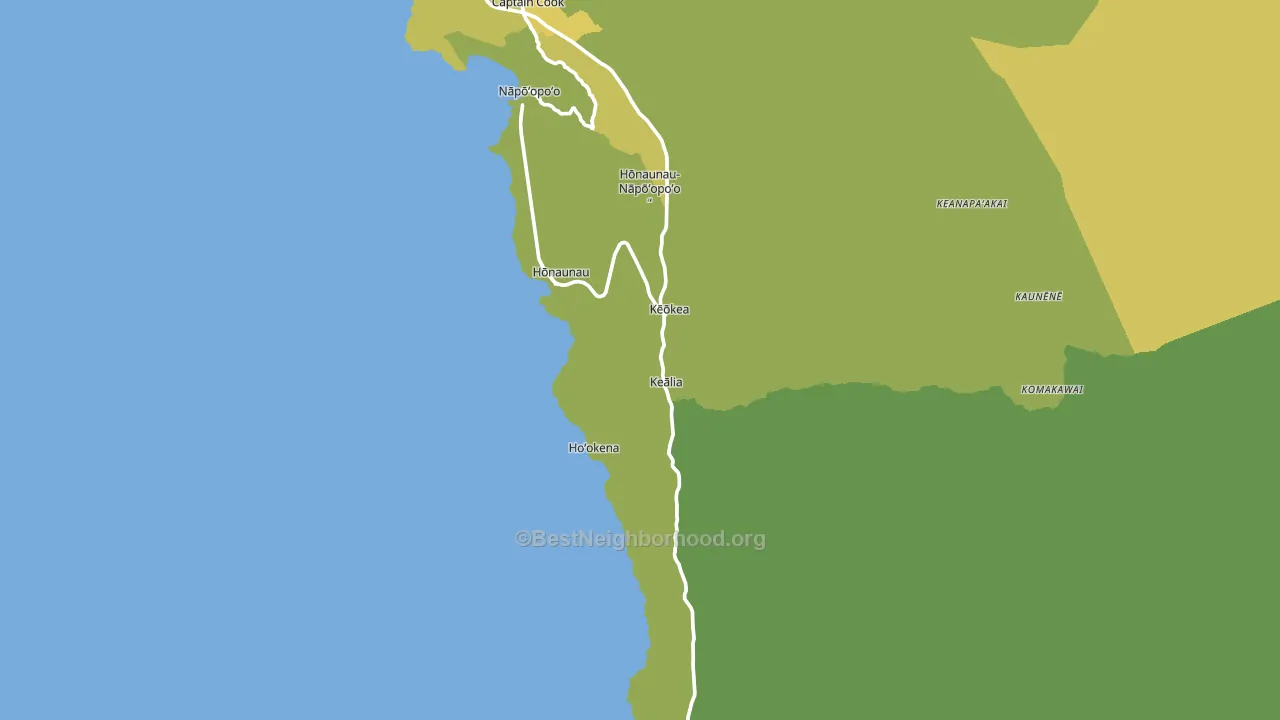 96704, HI block-group voter-turnout map