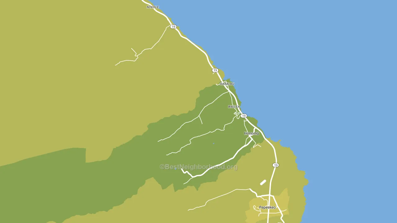 96710, HI block-group voter-turnout map