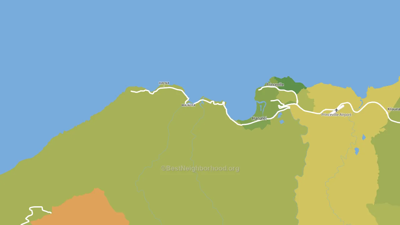 96714, HI block-group voter-turnout map