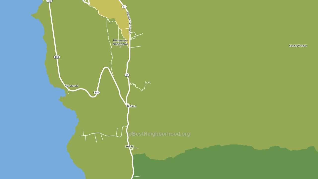 96726, HI block-group voter-turnout map