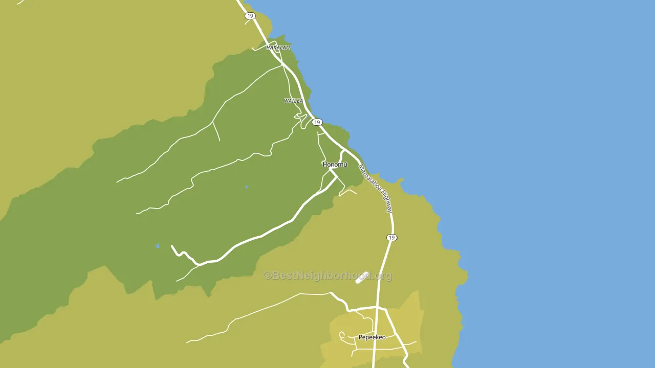 96728, HI block-group voter-turnout map