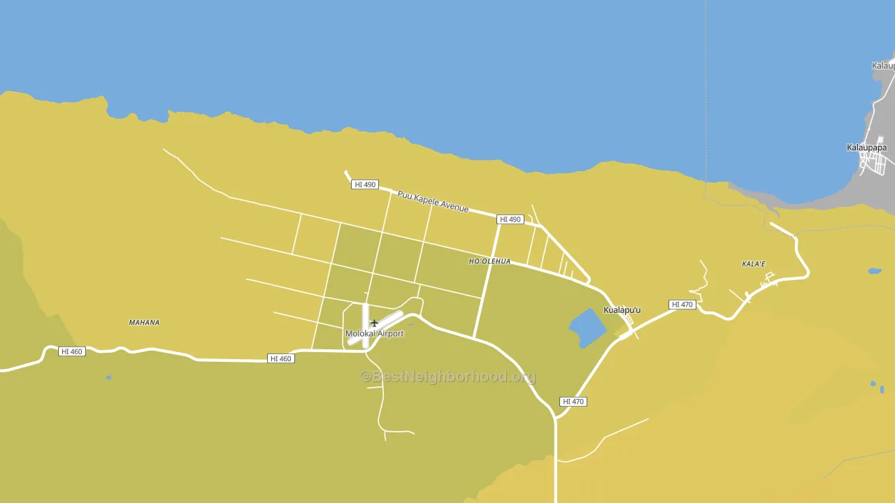 96729, HI block-group voter-turnout map