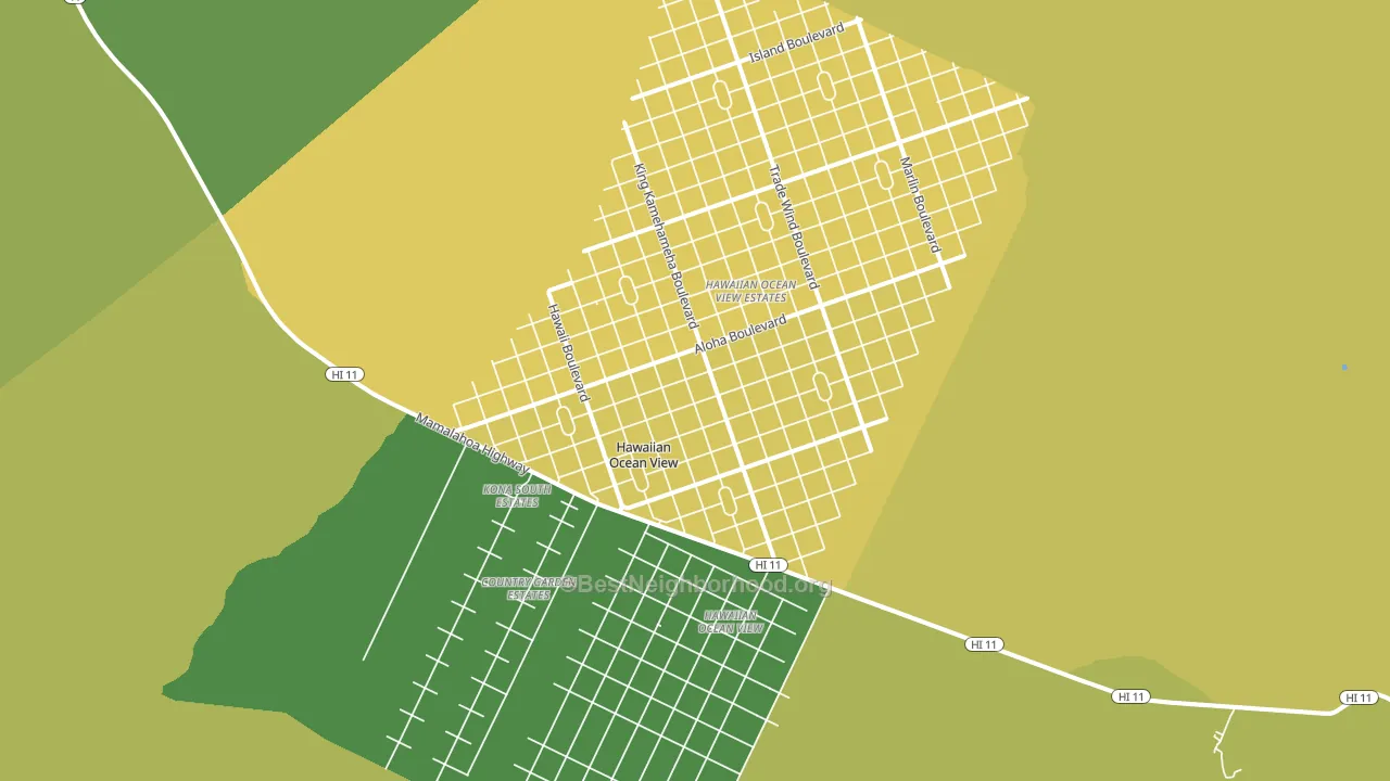 96737, HI block-group voter-turnout map