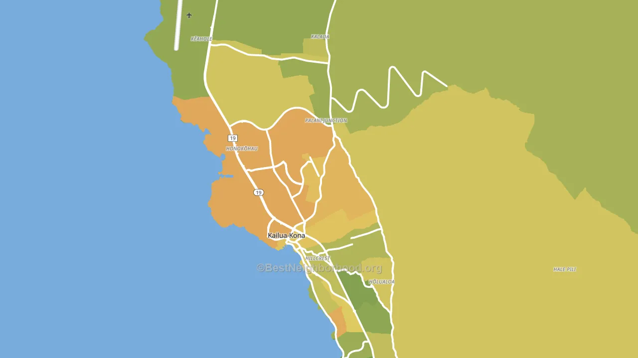 96740, HI block-group voter-turnout map