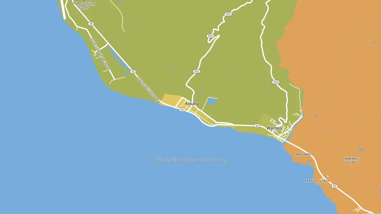 96752, HI block-group voter-turnout map