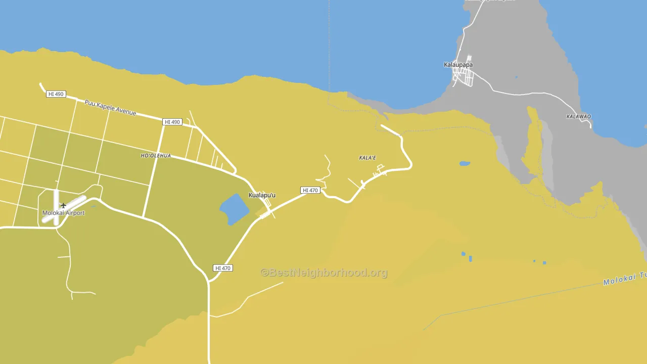 96757, HI block-group voter-turnout map