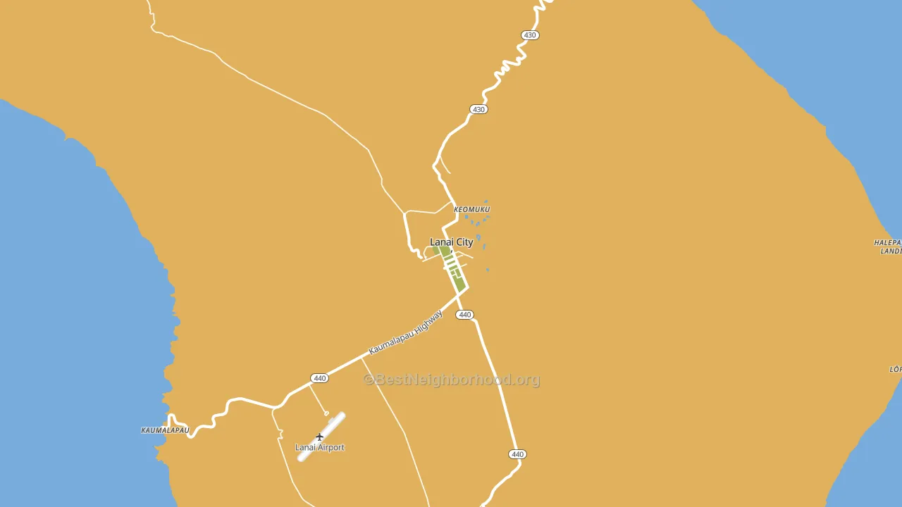 96763, HI block-group voter-turnout map