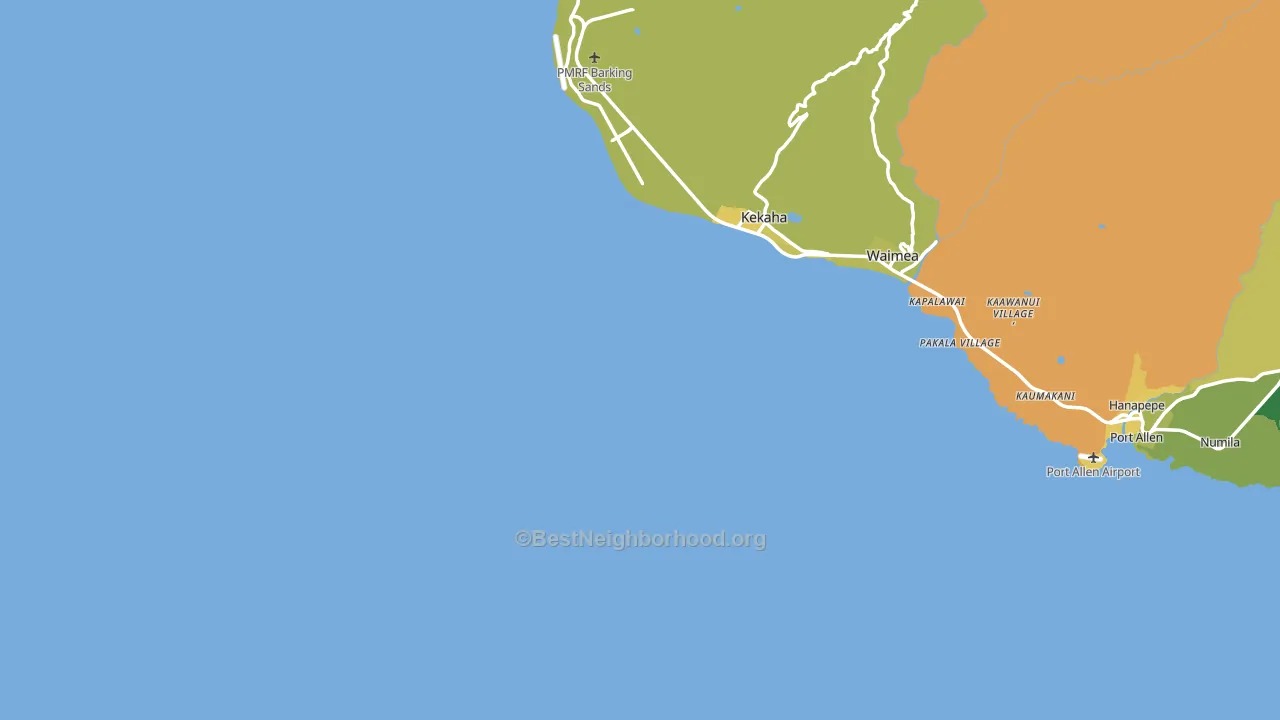96769, HI block-group voter-turnout map