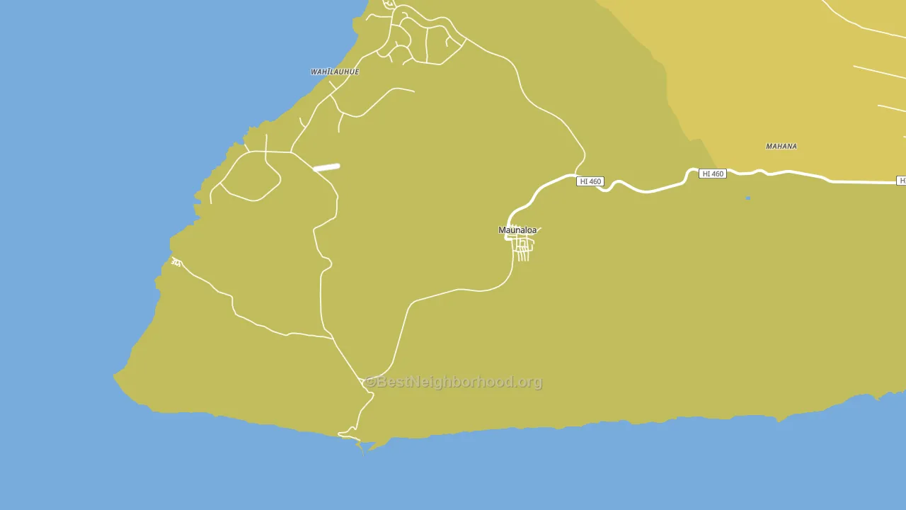 96770, HI block-group voter-turnout map