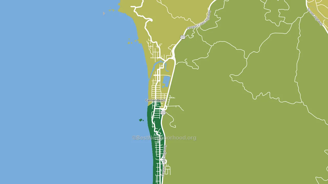 97110, OR block-group voter-turnout map