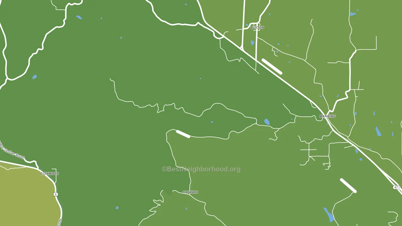 97125, OR block-group voter-turnout map