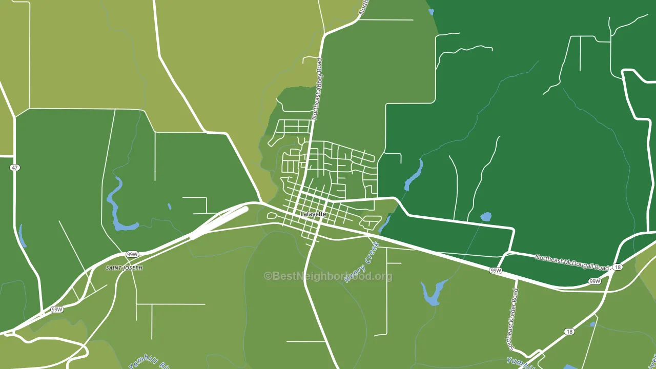 97127, OR block-group voter-turnout map