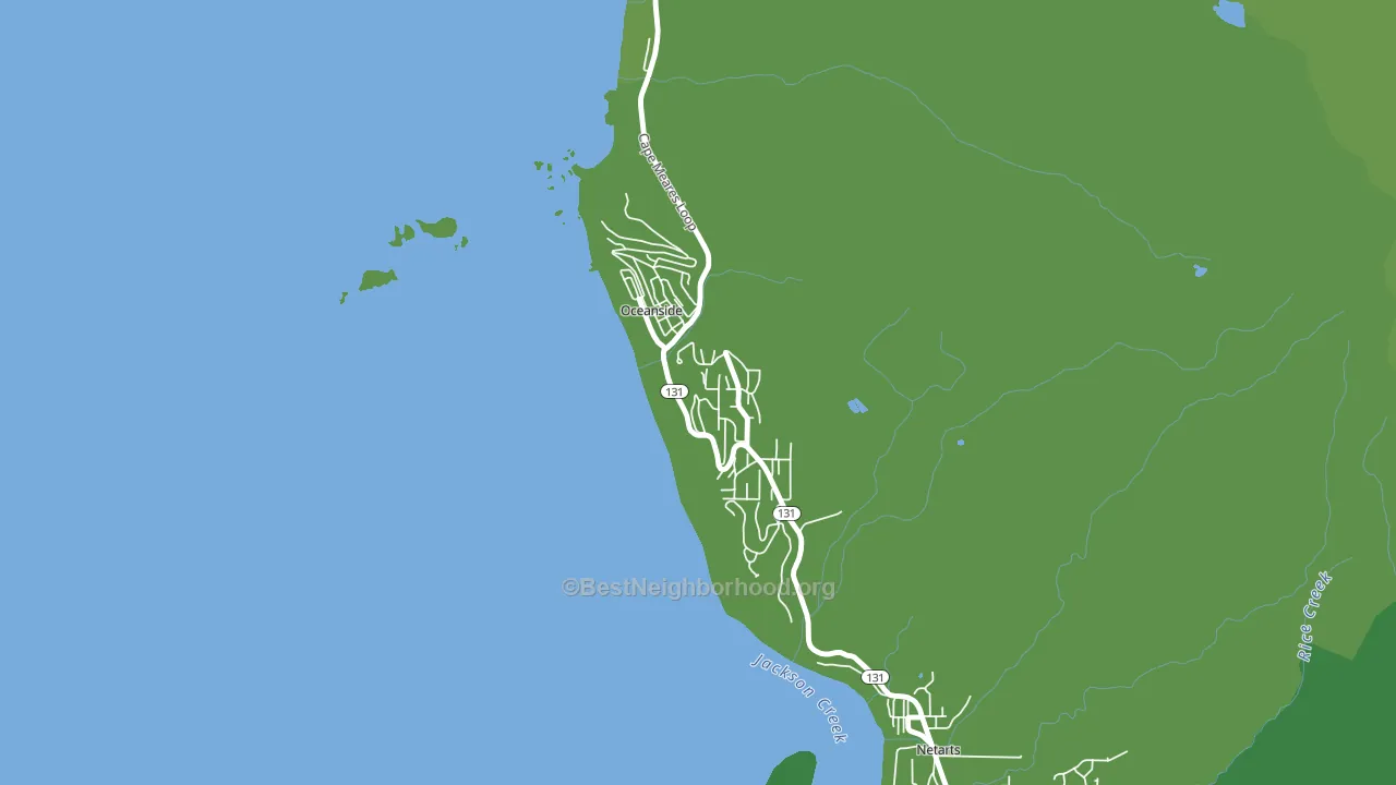 97134, OR block-group voter-turnout map