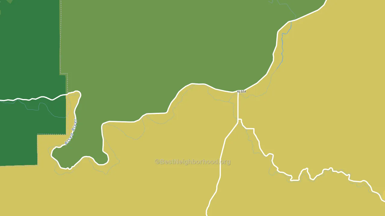 97324, OR block-group voter-turnout map
